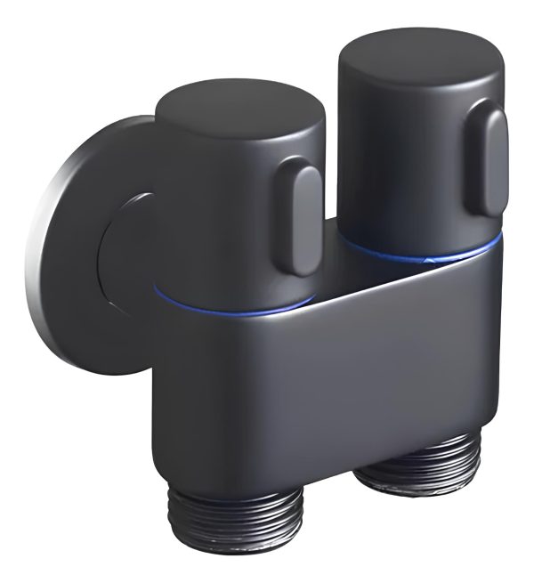 Registro Ducha Higiênica Duplo Derivação Binócul Black Preto 1 Registro Ducha Higiênica Duplo Derivação Binócul Black Preto